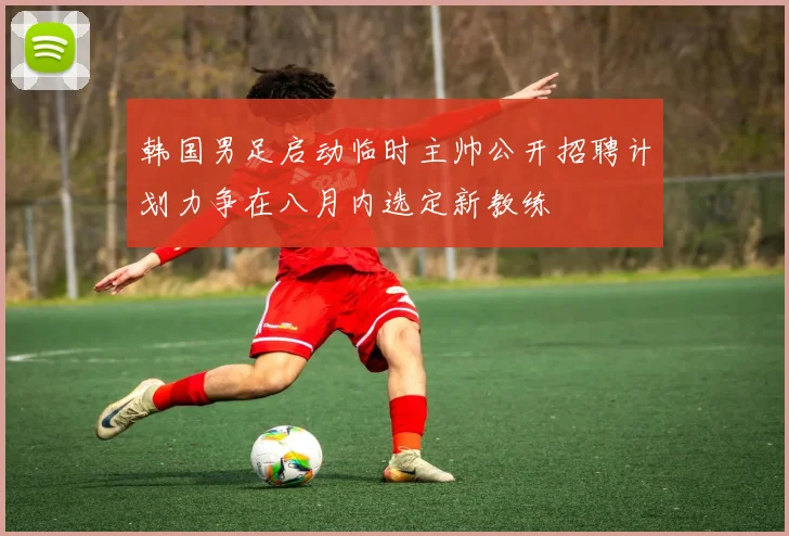 韩国男足启动临时主帅公开招聘计划力争在八月内选定新教练